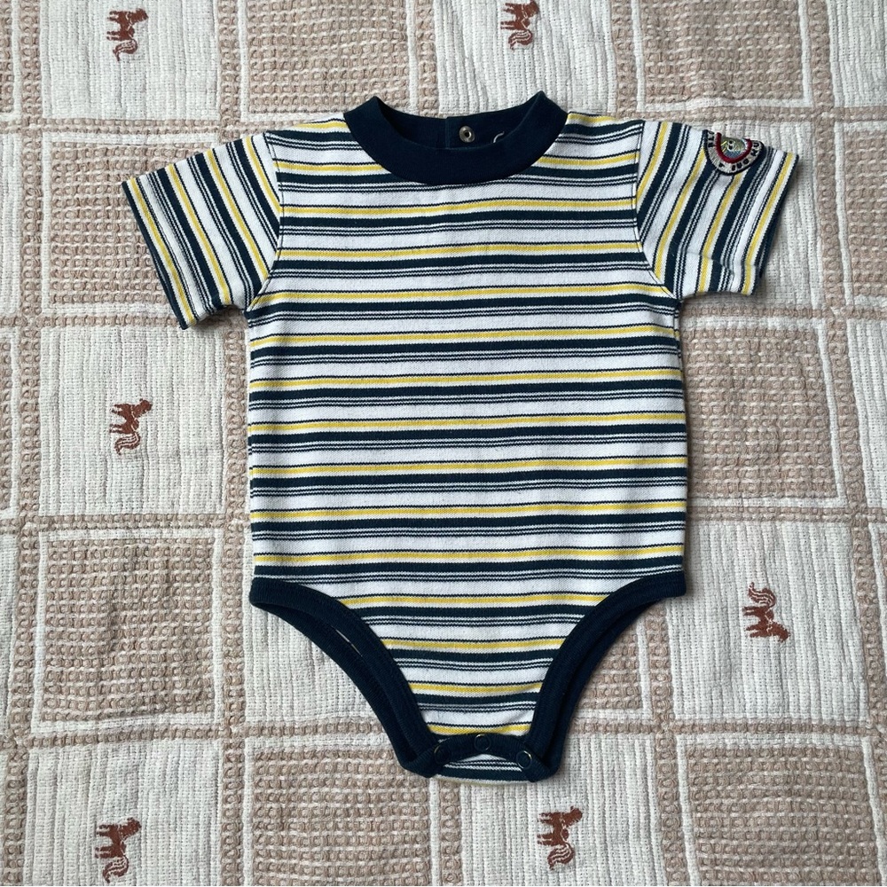 Vintage Nick Jr. Blues Clues Striped Onesie
